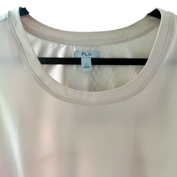 FLX Women's Sleeveless Athletic Light Pink Top Bottom Drawstring Size Plus 3X - Picture 4 of 10